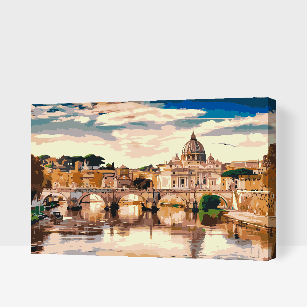 Malování podle čísel - View of the Vatican